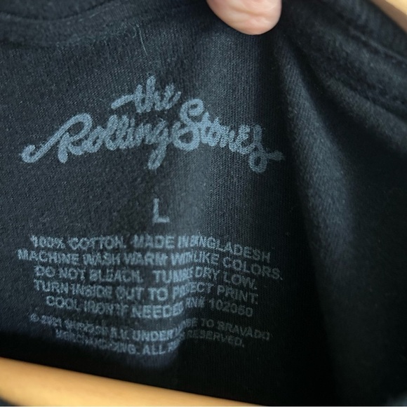 Rolling Stones Graphic Band T Shirt Short Sleeve Size L - Picture 2 of 4